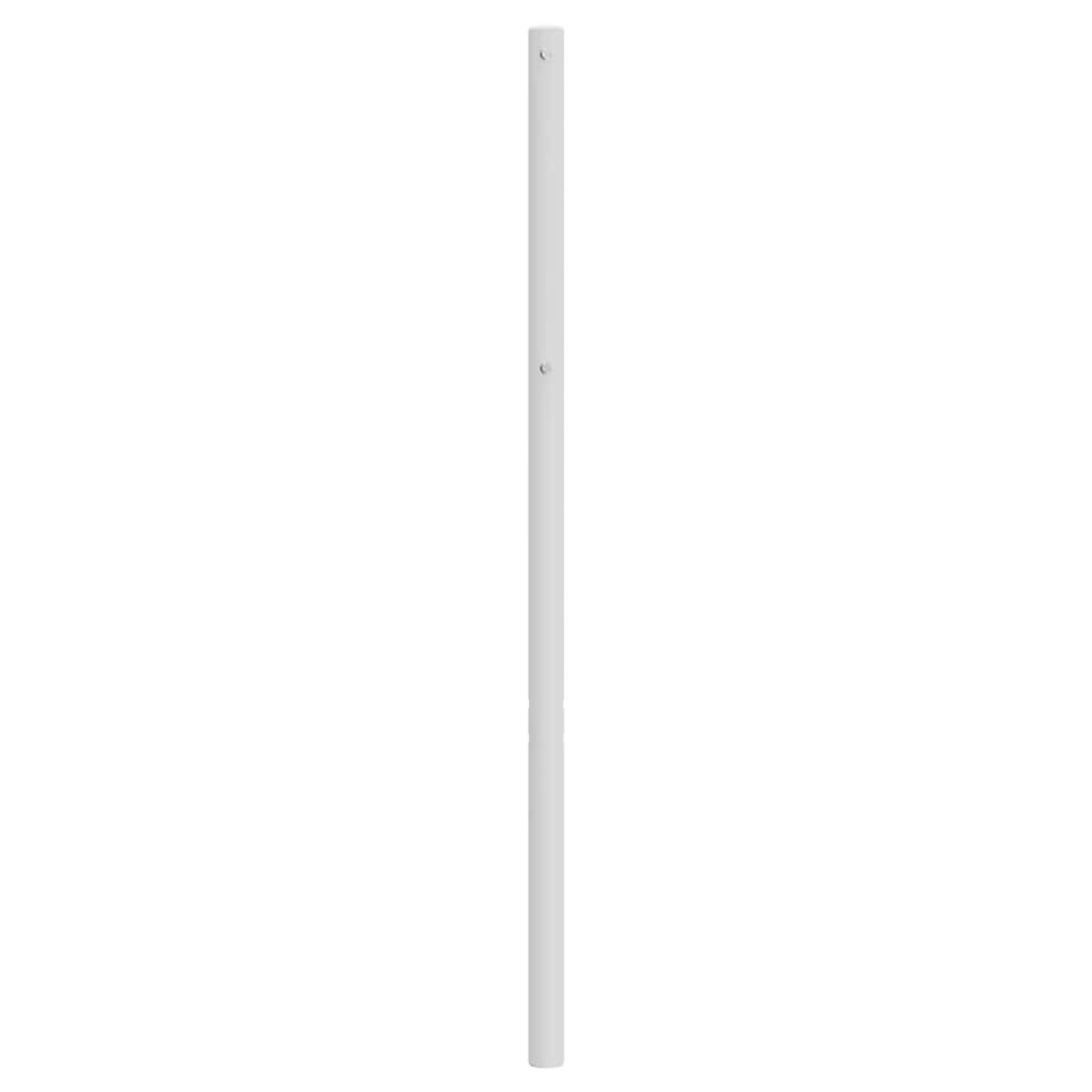 udskiftningsgavl 80 cm metal hvid