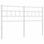 udskiftningsgavl 135 cm metal hvid