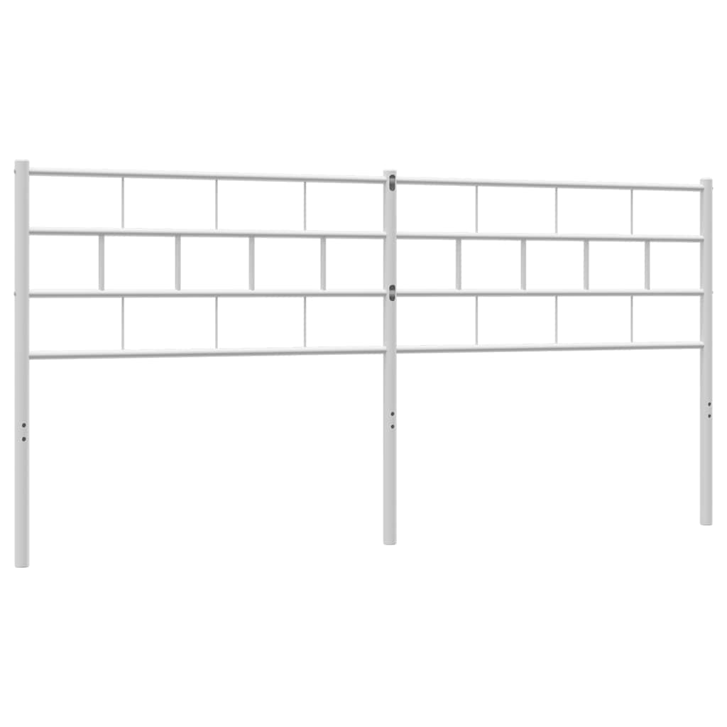 udskiftningsgavl 180 cm metal hvid