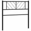 udskiftningsgavl 75 cm metal sort