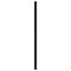 udskiftningsgavl 135 cm metal sort