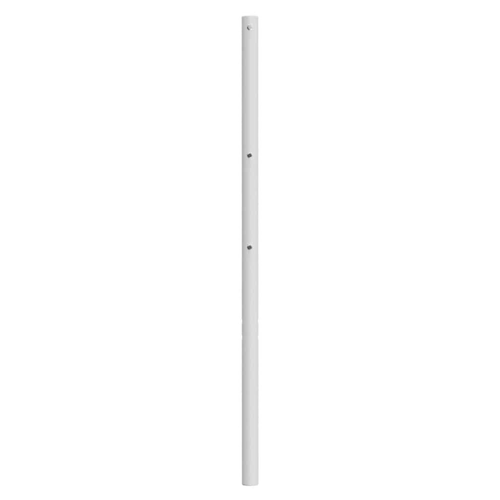 udskiftningsgavl 75 cm metal hvid
