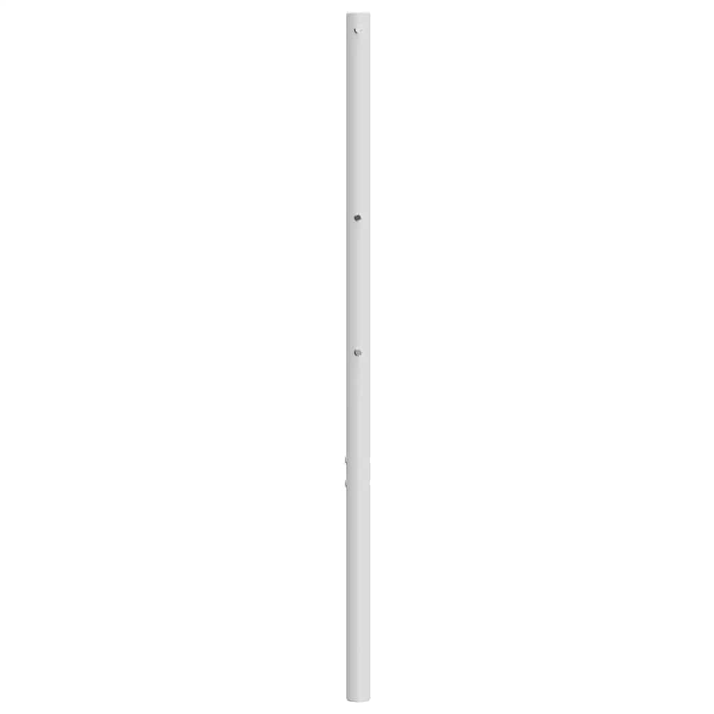 udskiftningsgavl 135 cm metal hvid