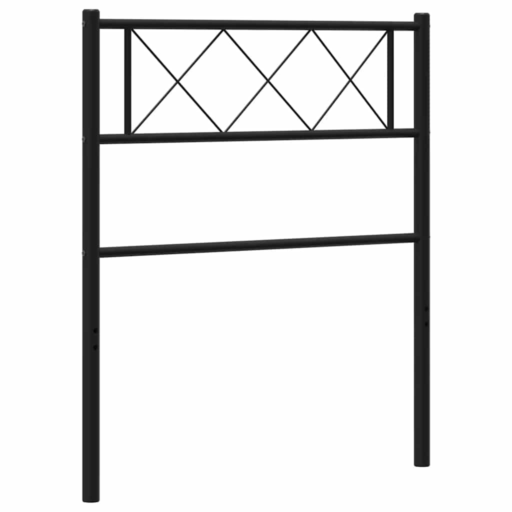 udskiftningsgavl 100 cm metal sort