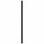udskiftningsgavl 135 cm metal sort
