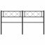 udskiftningsgavl 150 cm metal sort