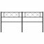 udskiftningsgavl 180 cm metal sort