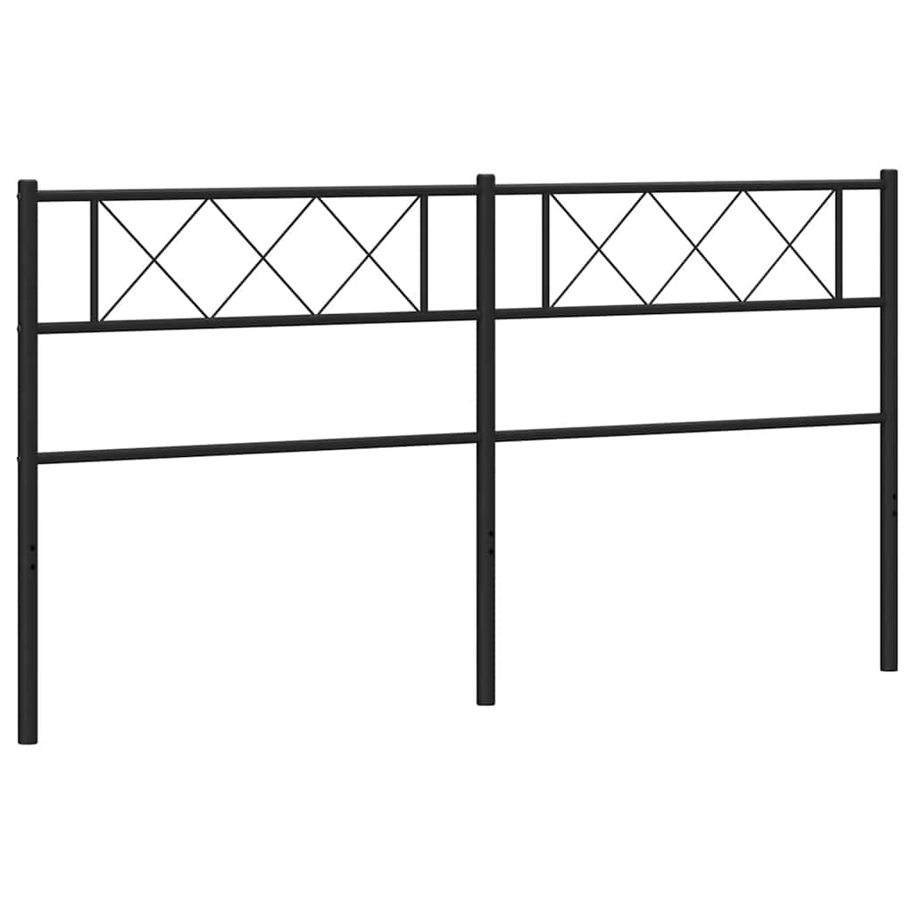 udskiftningsgavl 193 cm metal sort