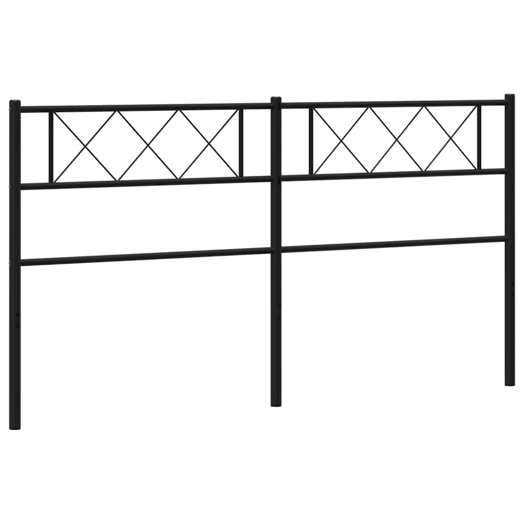 udskiftningsgavl 193 cm metal sort