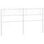 udskiftningsgavl 180 cm metal hvid