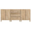 skabe 3 stk. 60x33x75 cm massivt mangotræ