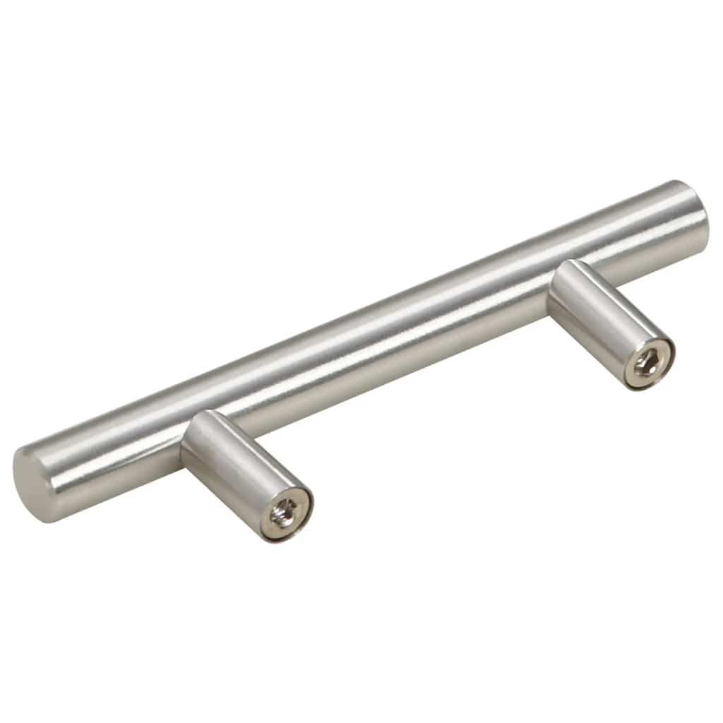 skabshåndtag 10 stk. 64 mm rustfrit stål sølvfarvet