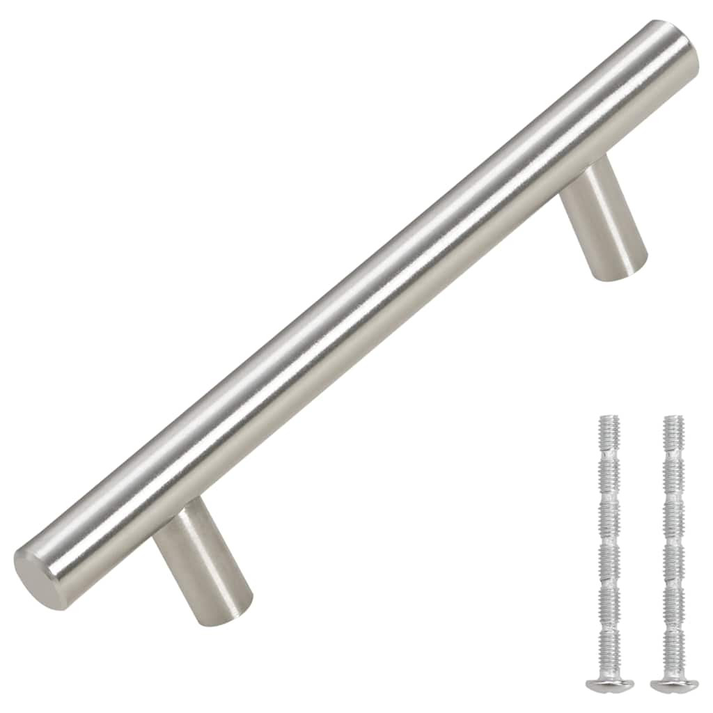 skabshåndtag 10 stk. 96 mm rustfrit stål sølvfarvet