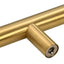 skabshåndtag 10 stk. 64 mm rustfrit stål guldfarvet