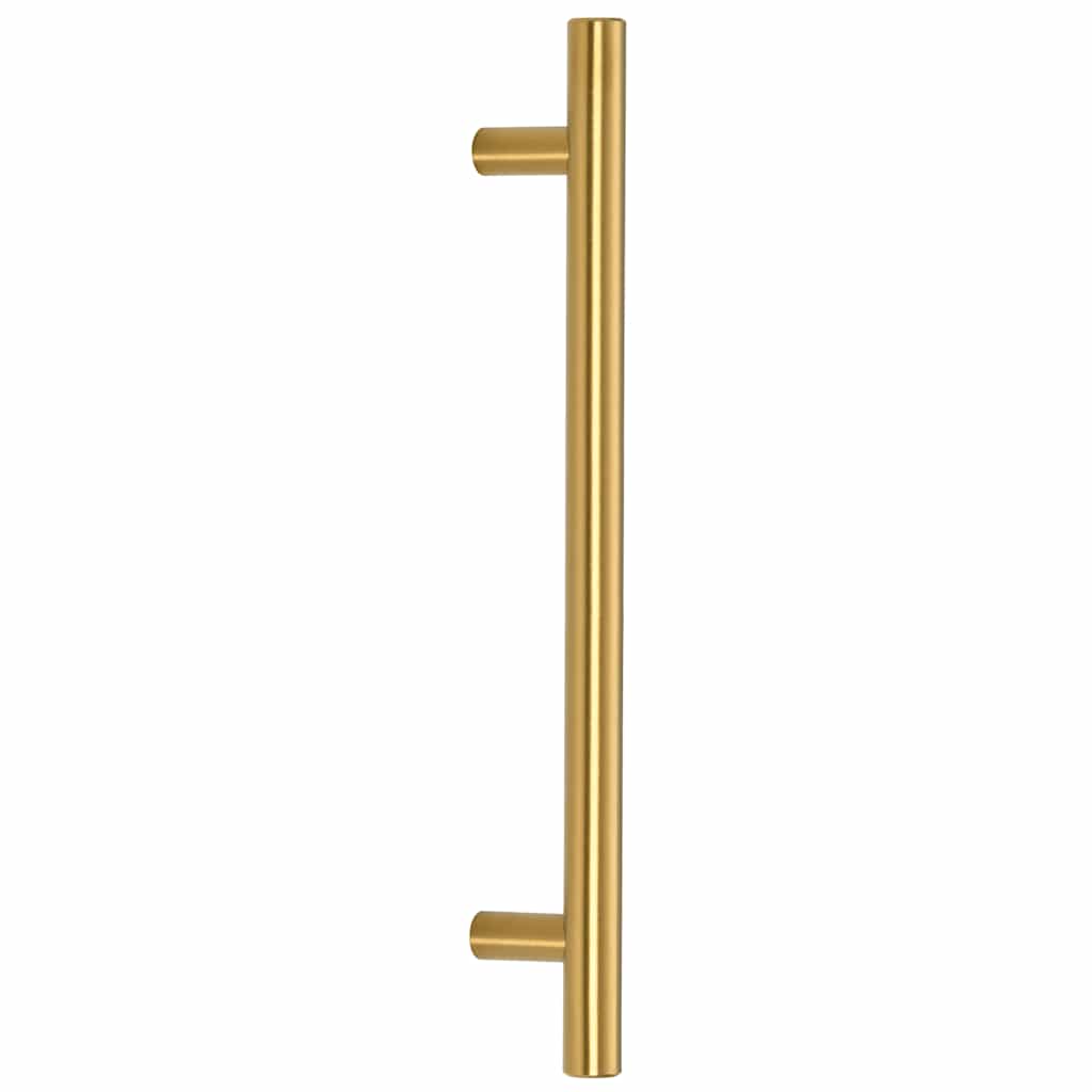 skabshåndtag 10 stk. 160 mm rustfrit stål guldfarvet