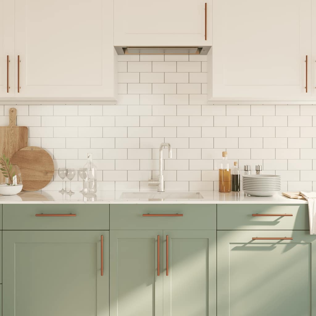 skabshåndtag 10 stk. 160 mm rustfrit stål bronzefarvet