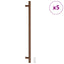 skabshåndtag 5 stk. 480 mm rustfrit stål bronzefarvet