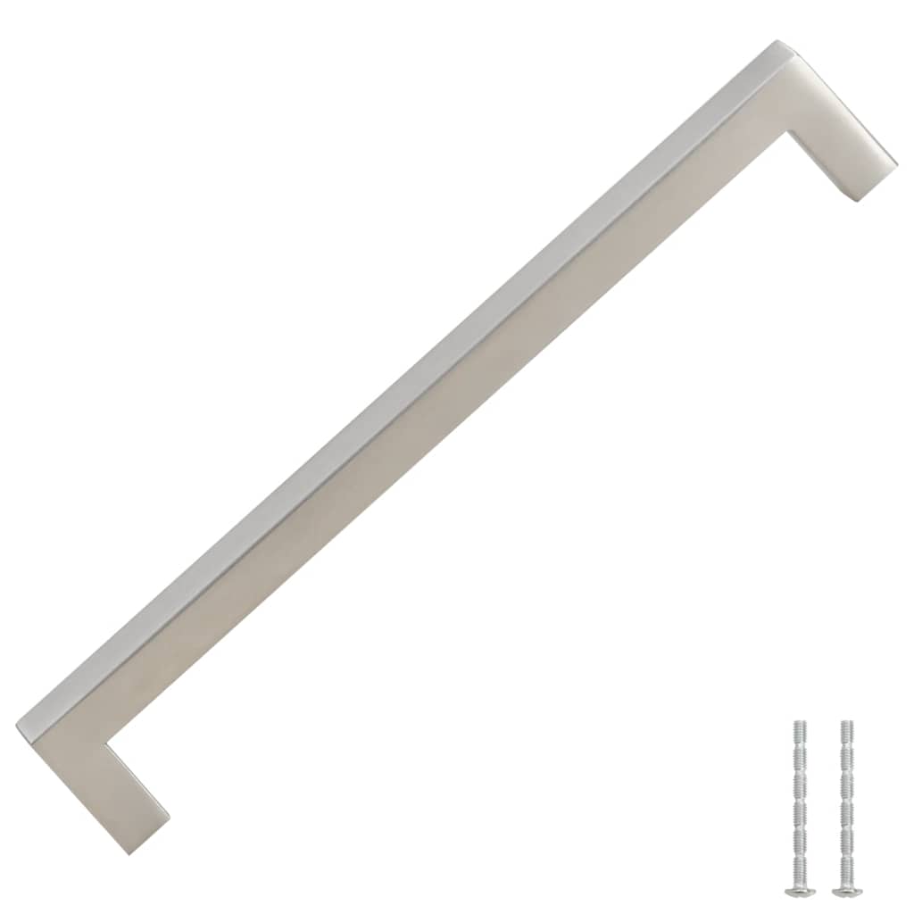 skabshåndtag 5 stk. 192 mm rustfrit stål sølvfarvet