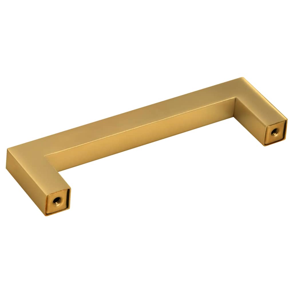 skabshåndtag 10 stk. 96 mm rustfrit stål guldfarvet