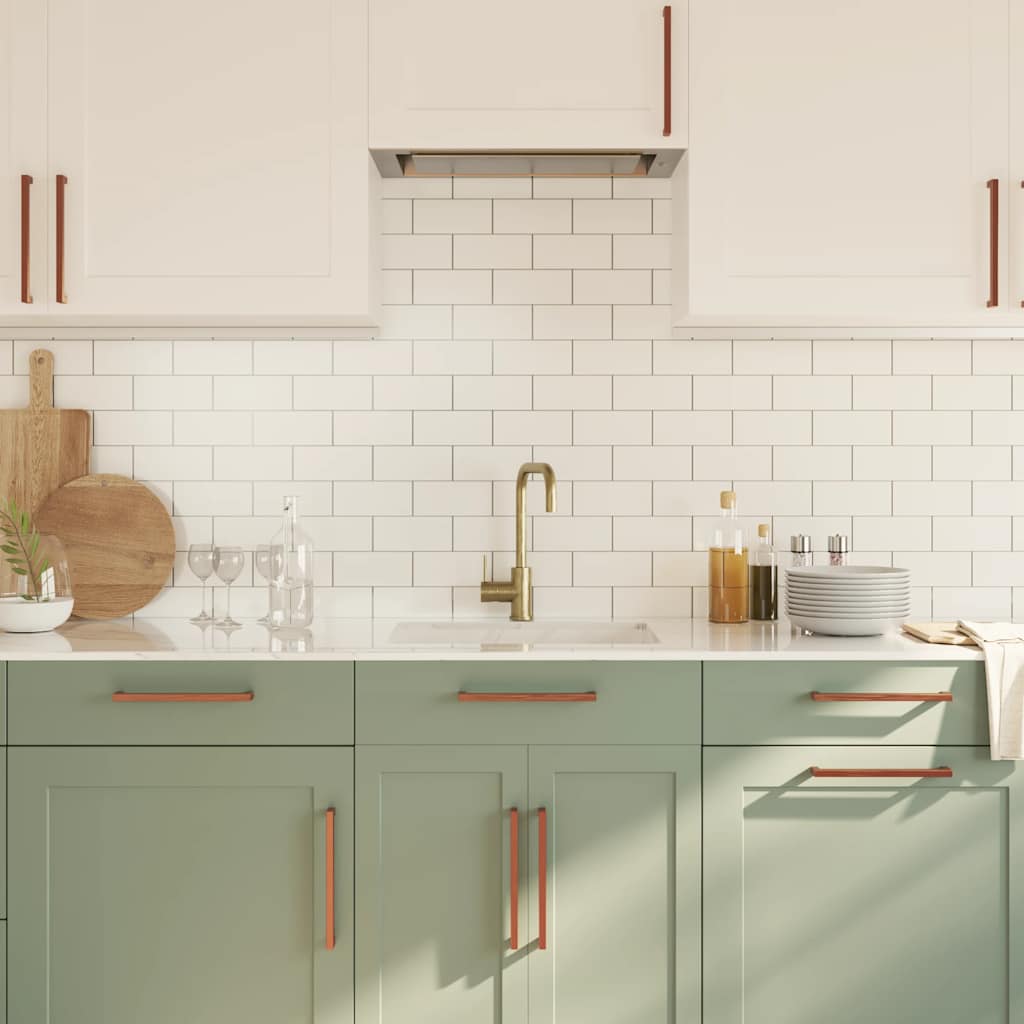 skabshåndtag 5 stk. 224 mm rustfrit stål bronzefarvet