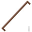 skabshåndtag 5 stk. 320 mm rustfrit stål bronzefarvet