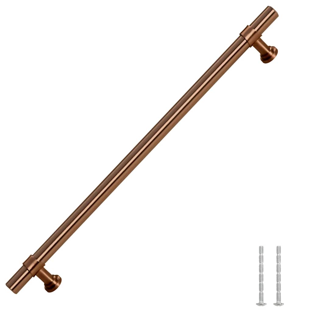 skabshåndtag 5 stk. 480 mm rustfrit stål bronzefarvet