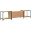 tv-bord 203x37x50 cm konstrueret træ sonoma-eg