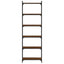 bogreol 6 hylder 60x30x188 cm konstrueret træ brunt eg