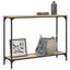 konsolbord 101x30,5x75 cm konstrueret træ sonoma-eg