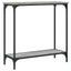 konsolbord 75x30,5x75 cm konstrueret træ grå sonoma-eg