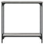 konsolbord 75x30,5x75 cm konstrueret træ grå sonoma-eg
