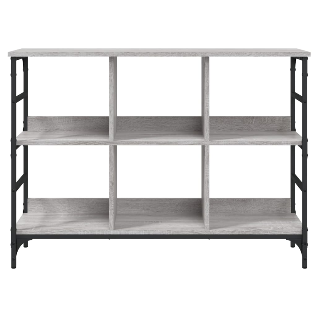 skænk 102x32x73,5 cm konstrueret træ grå sonoma-eg