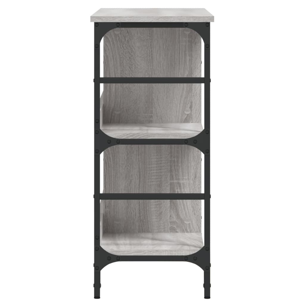 skænk 102x32x73,5 cm konstrueret træ grå sonoma-eg