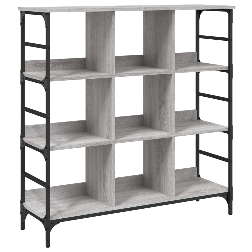 skænk 102x32x103,5 cm konstrueret træ grå sonoma-eg