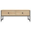 sofabord 101x49x39,5 cm konstrueret træ sonoma-eg