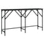 konsolbord 140x29x75 cm konstrueret træ sort