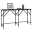konsolbord 140x29x75 cm konstrueret træ sort