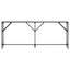 konsolbord 180x23x75 cm konstrueret træ sonoma-eg