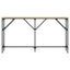 konsolbord 140x23x75 cm konstrueret træ sonoma-eg