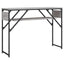 konsolbord med hylde 105x30x75 cm konstrueret træ grå sonoma-eg