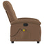 massagestol stof brun