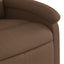 massagestol stof brun