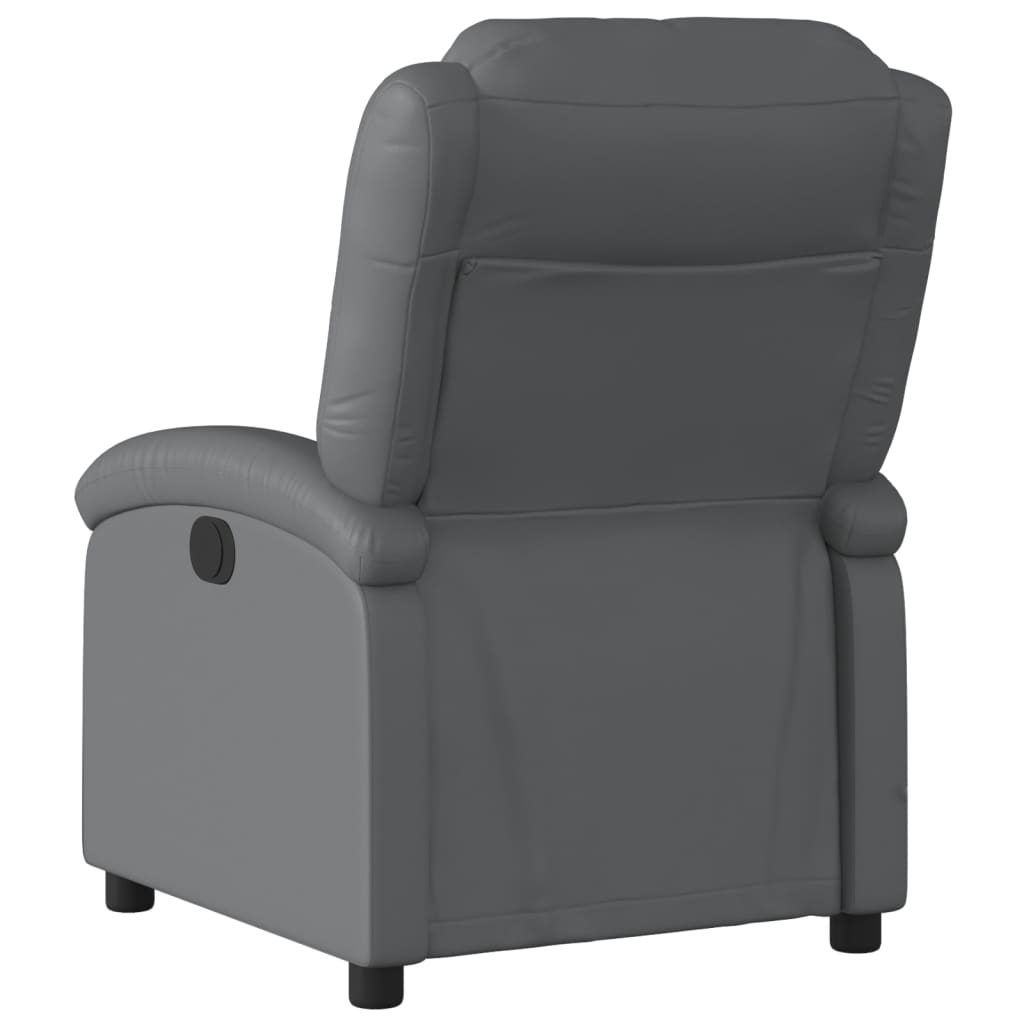 massagestol kunstlæder grå