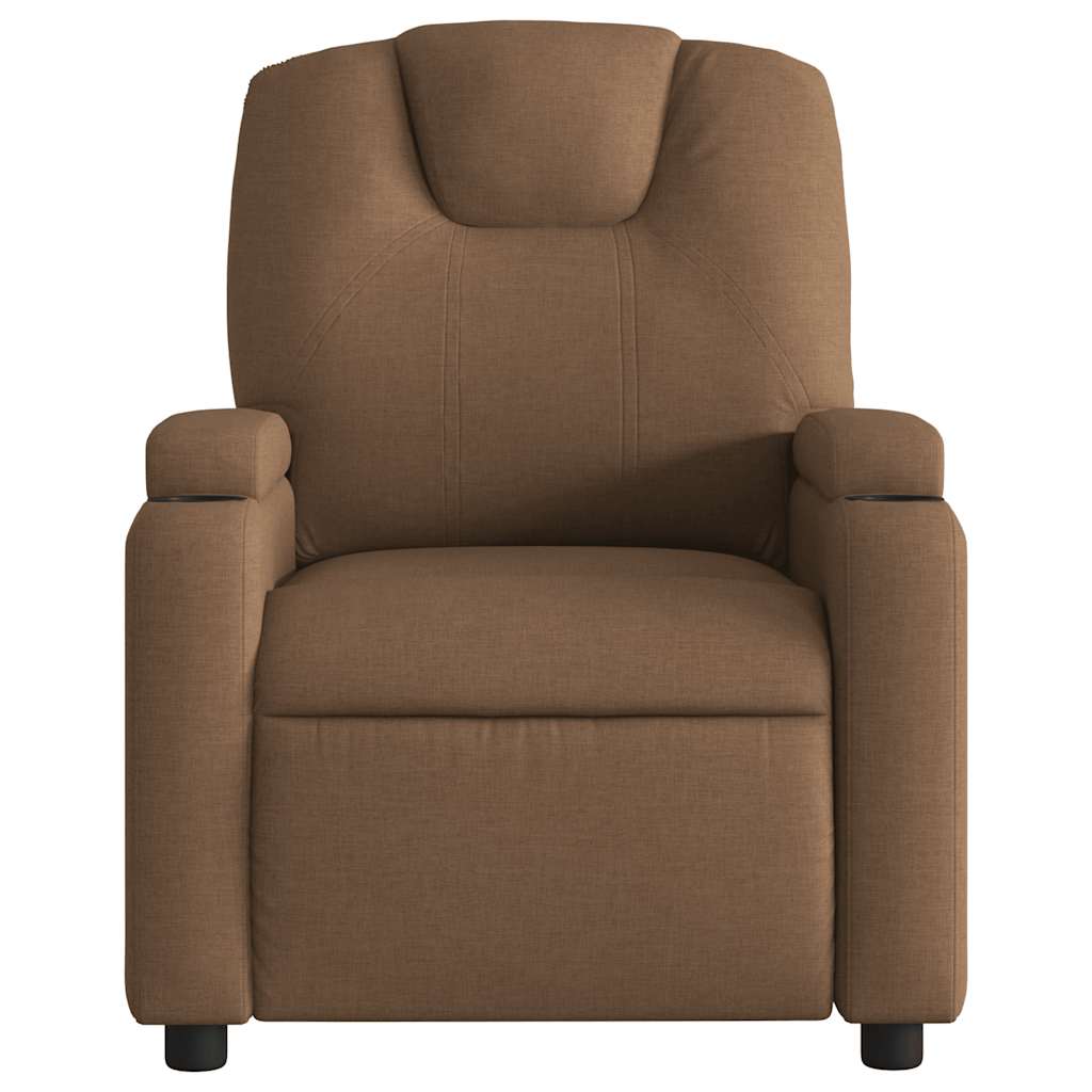 massagestol stof brun
