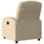 massagestol stof cremefarvet