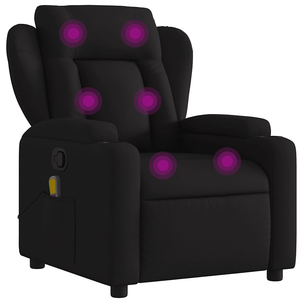 massagestol stof sort
