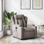 massagestol taupe stof
