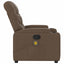 massagestol stof brun