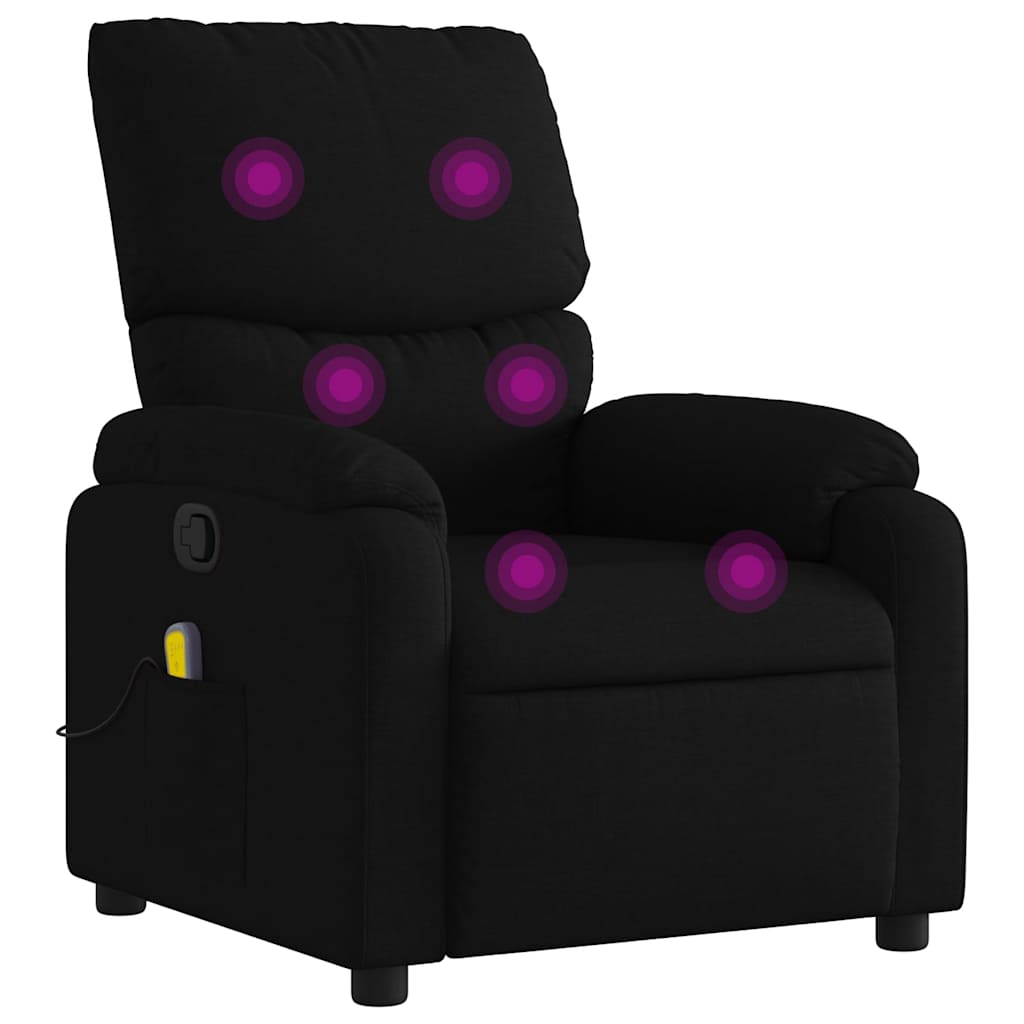 massagestol stof sort
