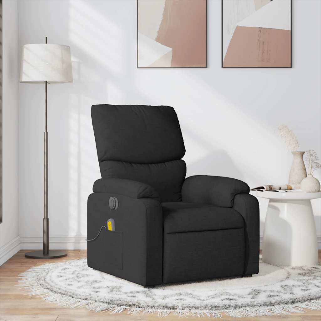 massagestol stof sort